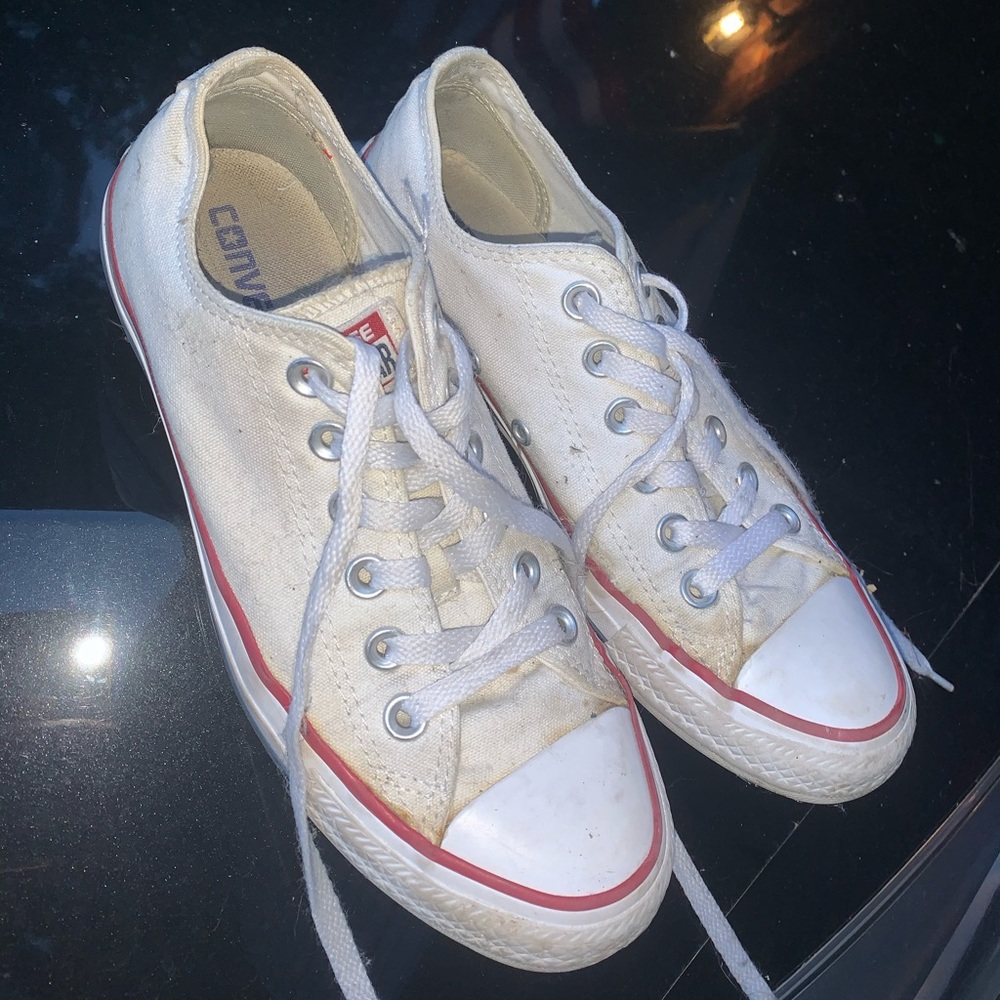 lo top white converse